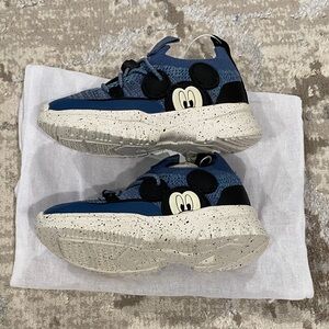 Zara Kids Disney Mickey Mouse Navy and White Sneakers